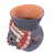 Ceramic vessel, 'Lord of the Rainstorm' - Handcrafted Signed Ceramic Aztec Tlaloc Replica Vessel (image 2c) thumbail