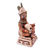 Ceramic figurine, 'Aztec Shaman' - Mexico Pre-Hispanic Style Signed Ceramic Shaman Sculpture (image 2c) thumbail