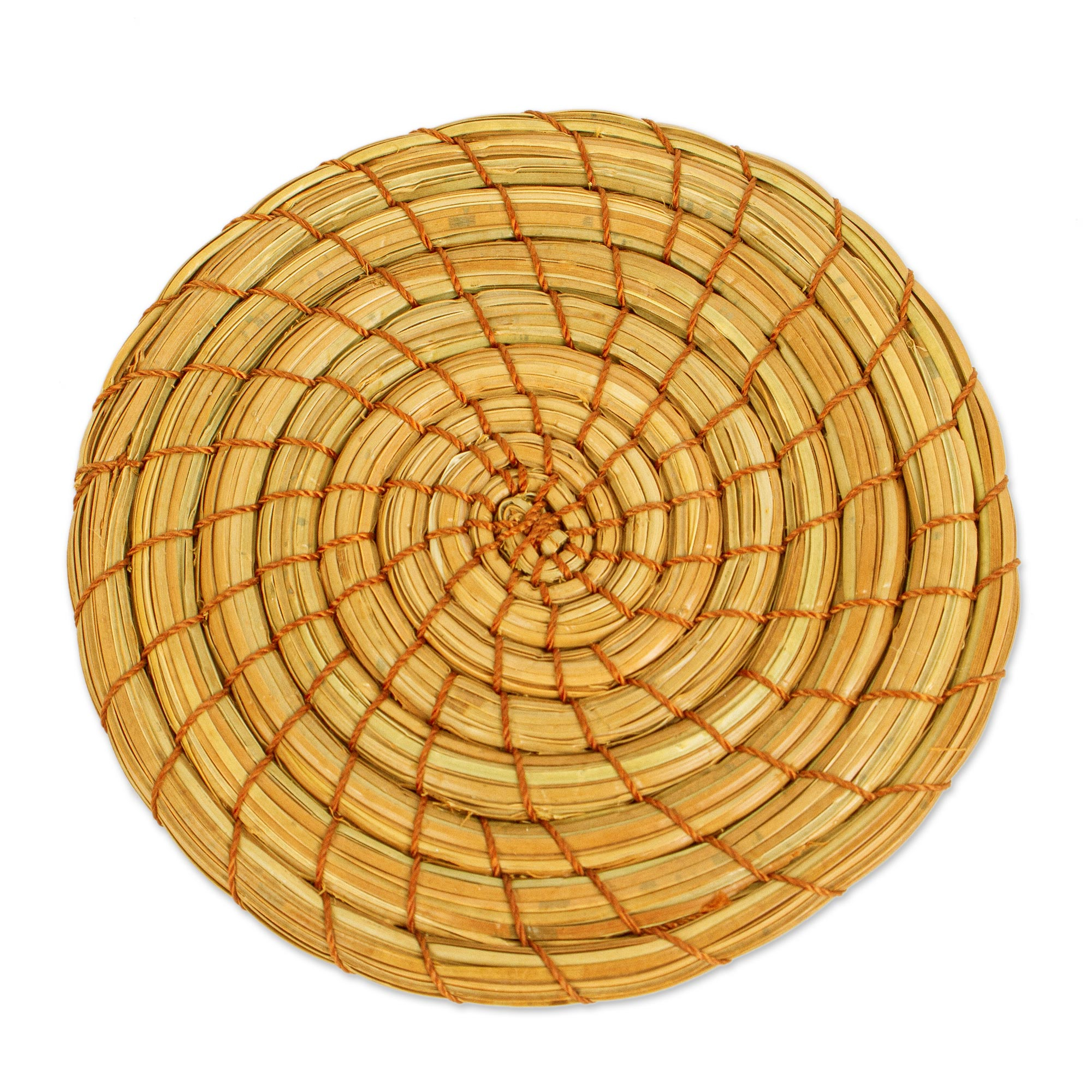 UNICEF Market | Natural Pine Needle Coasters (Set of 4) - Forest Cheer