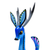 Wood alebrije sculpture, 'Little Blue Deer' - Blue Copal Wood Deer Alebrije From San Martin Tilcajete (image 2f) thumbail