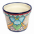 Blumentopf aus Keramik - Blumentopf aus Keramik im Talavera-Stil