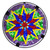 Glass mosaic wall art, 'Star of Hope' - Multicolored Glass Star Mosaic (image 2a) thumbail