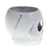 Portavelas de cerámica, 'Noche encantada en blanco' - Skull Lantern in Ceramic