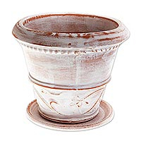 Featured review for Ceramic flower pot, Enchanted Afternoon
