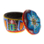 Huichol beaded decorative box, 'Precious Peyote' - Artisan Crafted Huichol Decorative Box