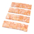 Marble domino set, 'Pink Domino' - Light Rose Marble 28-Piece Domino Set Mexico