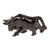 Onyx sculpture, 'Charging Toro' - Black Onyx Carved Bull Sculpture From Mexican Stone thumbail