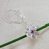 Kit Heath Sterling Silver Rose Quartz Love Heart Necklace RRP £99.95!! 