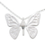 Collar colgante de plata esterlina - Collar con colgante de mariposa de México