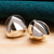 Sterling silver stud earrings, 'Cuernavaca Pyramid' - Handcrafted Sterling Stud Earrings from Mexico