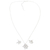 Conjunto de joyas de plata esterlina - Collar y Aretes en Plata de Ley Taxco