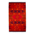 Zapotec wool area rug, 'Cochineal Red' (6.5x10) - Wool Area Rug Dyed with Natural Pigments from Oaxaca (image 2a) thumbail