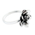 Sterling silver cocktail ring, 'Taxco Blossom' - 925 Sterling Silver Rose Cocktail Ring From Taxco (image 2c) thumbail