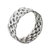 Men's sterling silver ring, 'Weaving Metal' - Men's Sterling Silver Band Ring With Basket Weave Design