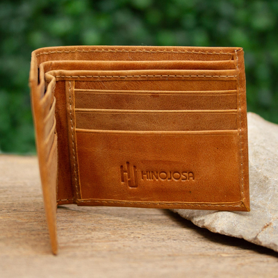 Leather wallet, Honey Brown