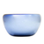 Blown glass bowl, 'Blue Opal' - Blue Reflective Blown Glass Bowl from Recycled Glass