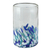 Blown glass tumblers, 'Blown Blue' (set of 6) - Blue and White Spotted Glass Tumblers from Mexico (Set of 6)