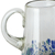 Glass pitcher, 'Blown Azure' - Hand Blown Glass Pitcher with Blue and White from Mexico (image 2f) thumbail