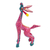 Wood alebrije sculpture, 'Stargazing Giraffe in Red' - Wood Hand Painted Giraffe Alebrije Finely Painted in Red (image 2a) thumbail