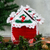 Wool decorative accent, 'Holiday House' - Hand Crocheted Wool Holiday Accent thumbail