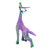 Wood alebrije sculpture, 'Stargazing Giraffe in Purple' - Wood Giraffe Alebrije in Purple and Green Looking Up (image 2c) thumbail