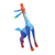 Wood alebrije sculpture, 'Stargazing Giraffe in Blue' - Wood Giraffe Alebrije Hand Painted in Blue and Ochre (image 2c) thumbail