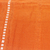 Cotton table runner, 'Mamey Delight' - Mamey Fruit Color Hand Woven Cotton Table Runner of Chiapas (image 2c) thumbail