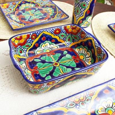 Cazuela de cerámica (30 onzas) - Cacerola de cerámica artesanal (30 onzas)