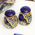 Salz- und Pfefferstreuer aus Keramik, (Paar) - Mehrfarbiges Salz- und Pfefferstreuer aus Keramik (Paar)