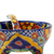 Condiment bowl and spoon, 'Hidalgo Fiesta' - Handmade Ceramic Bowl and Spoon Set (image 2f) thumbail