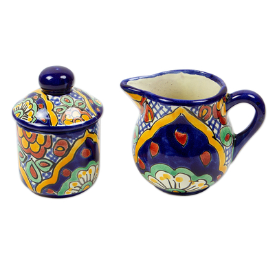 Kuratiertes Geschenkset, „Talavera Manor“ – handbemaltes, kuratiertes Keramik-Geschenkset im klassischen Talavera-Stil