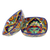Ceramic bowls, 'Hidalgo Fiesta' (pair) - Artisan Crafted Ceramic Bowls (Pair)