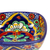 Ceramic bowls, 'Hidalgo Fiesta' (pair) - Artisan Crafted Ceramic Bowls (Pair)
