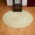 Palm fiber floor mat, 'Single Braided Circles' - Single Layer Braided Palm Frond Accent Mat from Mexico thumbail