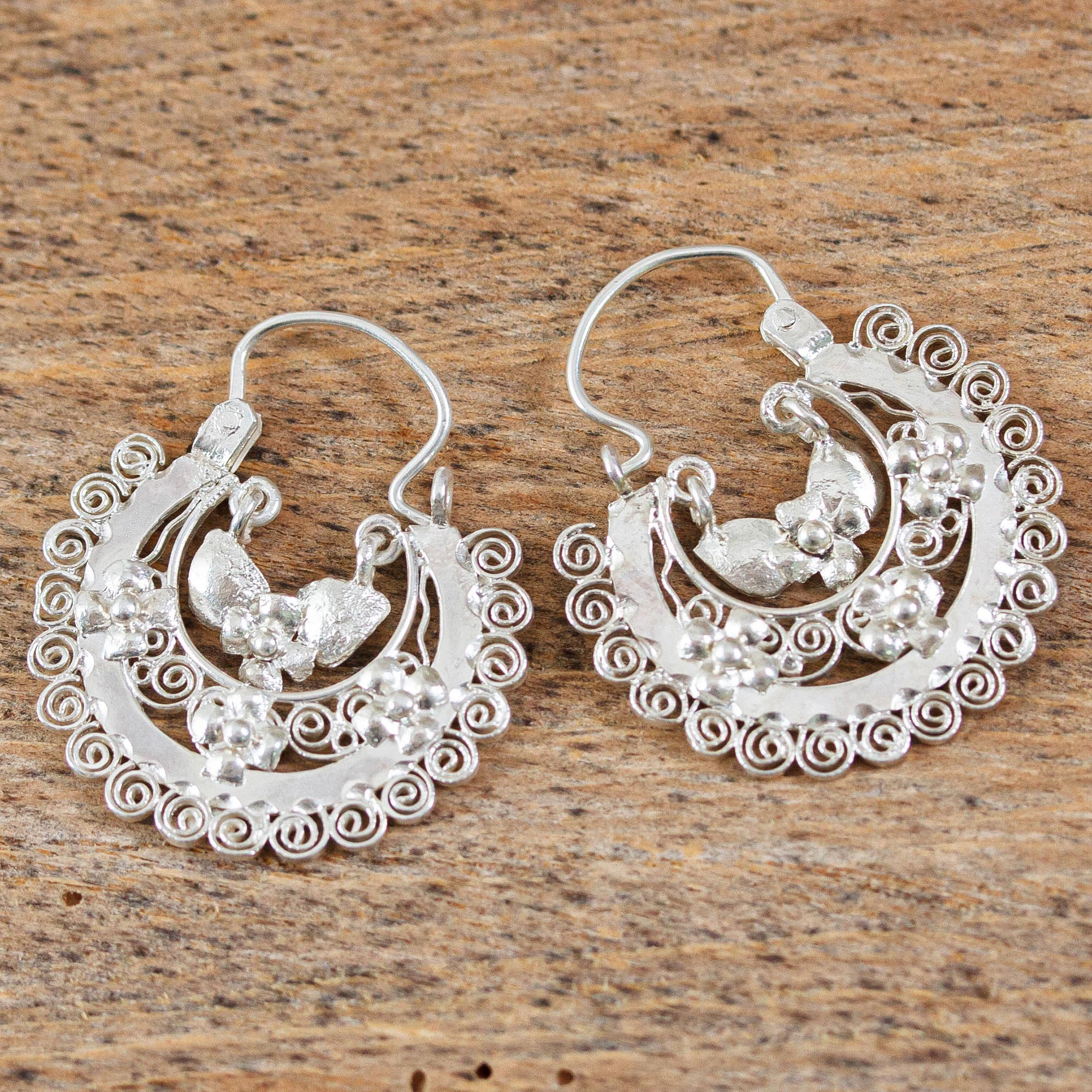 Buy Mexicans Filigree Earrings. Gold Plated Filigree. Frida Khalo Earrings.  Womens Flower Earrings. Dangle Earrings. Traditional Earrings. Online in  India - Etsy