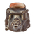 Ceramic decorative jar, 'Monkeyshines' - Ceramic Monkey Shaped Jar Replica in Brown from Mexico (image 2c) thumbail