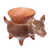 Ceramic decorative pot, 'Colima Hound' - Hand Crafted Reddish Colima Dog Ceramic Pot from Mexico (image 2a) thumbail