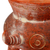 Ceramic decorative pot, 'Colima Hound' - Hand Crafted Reddish Colima Dog Ceramic Pot from Mexico (image 2h) thumbail