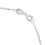 Halskette mit Anhänger aus Sterlingsilber - Doppelherz-Halskette aus klarem Kunstharz mit Anhänger aus Sterlingsilber