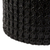 Macetero de cerámica, 'Tzompantli' - Macetero de cerámica negro con diseño de calavera
