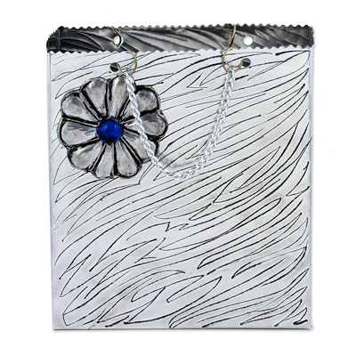 Aluminum Decorative Gift Box with Flower from Mexico