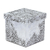 Dekorative Box aus Aluminium-Repousse - Aluminium-Repousse-Blumen-Dekorationsbox aus Mexiko