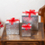 Cajas decorativas de aluminio repujado, (juego de 3) - Cajas de aluminio repujado con tapa estilo regalo de (juego de 3)