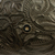 honda de cuero - Bolso bandolera de cuero negro ébano con estampado floral en relieve