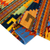 Corredor de lana zapoteca, (2x6.5) - Tapete de Corredor 100% Lana Teñida Naturalmente con Diseños Zapotecos