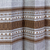 Cotton curtains, 'Coffee and Milk' (pair) - Brown and White 100% Cotton Curtains from Oaxaca (Pair) (image 2b) thumbail