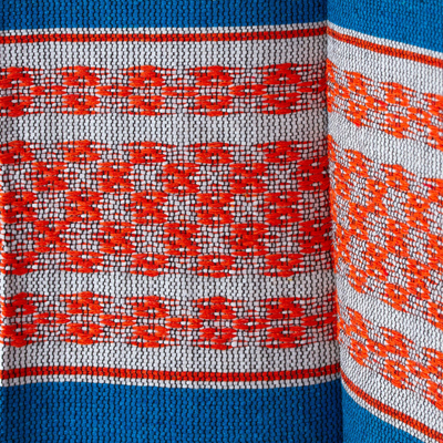 Baumwollvorhänge, (Paar) - Mehrfarbige Vorhänge aus 100 % Baumwolle aus Oaxaca (Paar)