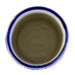 Ceramic utensil holder, 'Colonial Guanajuato' - Hand-Painted Mexican Talavera-Style Ceramic Utensil Holder