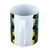 Ceramic mug, 'Death to Life' - Printed Painting Ceramic Coffee Cup with Blue Skull Image (image 2e) thumbail