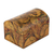 caja decorativa decoupage - Caja decorativa de madera de pino decoupage con imagen de un mapa antiguo